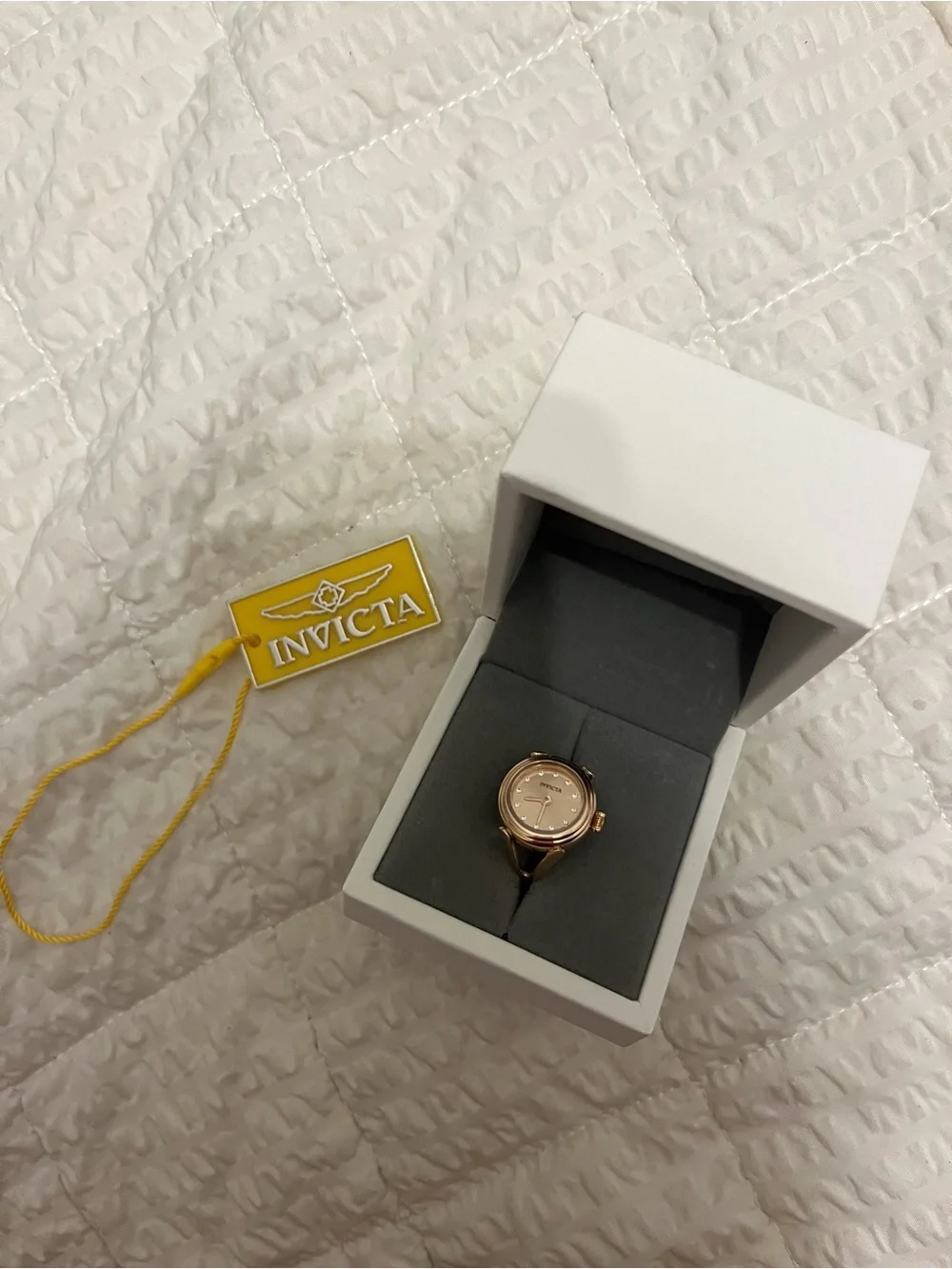 Invicta Mini Angel Lumalink Women's Ring Watch - 17.5mm (48575)